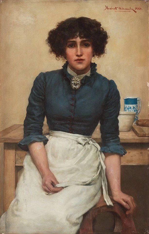 Herbert Schmalz - Ritratto in cucina